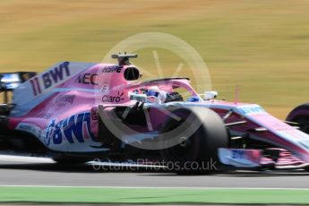 World © Octane Photographic Ltd. Formula 1 – German GP - Practice 1. Sahara Force India VJM11 - Sergio Perez. Hockenheimring, Baden-Wurttemberg, Germany. Friday 20th July 2018.