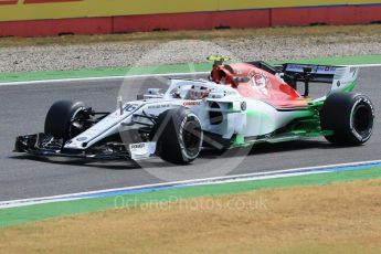 World © Octane Photographic Ltd. Formula 1 – German GP - Practice 1. Alfa Romeo Sauber F1 Team C37 – Charles Leclerc. Hockenheimring, Baden-Wurttemberg, Germany. Friday 20th July 2018.