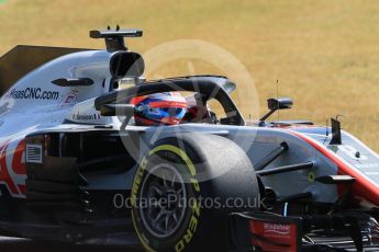 World © Octane Photographic Ltd. Formula 1 – German GP - Practice 1. Haas F1 Team VF-18 – Romain Grosjean. Hockenheimring, Baden-Wurttemberg, Germany. Friday 20th July 2018.