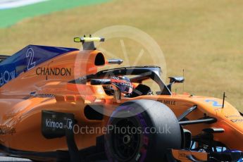 World © Octane Photographic Ltd. Formula 1 – German GP - Practice 1. McLaren MCL33 – Stoffel Vandoorne. Hockenheimring, Baden-Wurttemberg, Germany. Friday 20th July 2018.