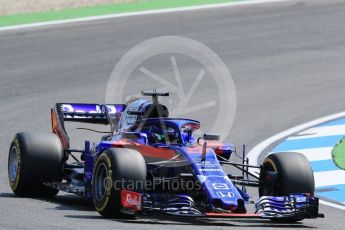 World © Octane Photographic Ltd. Formula 1 – German GP - Practice 1. Scuderia Toro Rosso STR13 – Brendon Hartley. Hockenheimring, Baden-Wurttemberg, Germany. Friday 20th July 2018.