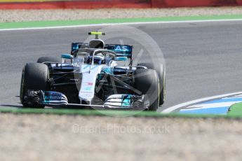 World © Octane Photographic Ltd. Formula 1 – German GP - Practice 1. Mercedes AMG Petronas Motorsport AMG F1 W09 EQ Power+ - Valtteri Bottas. Hockenheimring, Baden-Wurttemberg, Germany. Friday 20th July 2018.