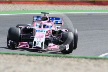 World © Octane Photographic Ltd. Formula 1 – German GP - Practice 1. Sahara Force India VJM11 - Sergio Perez. Hockenheimring, Baden-Wurttemberg, Germany. Friday 20th July 2018.