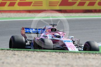 World © Octane Photographic Ltd. Formula 1 – German GP - Practice 1. Sahara Force India VJM11 - Sergio Perez. Hockenheimring, Baden-Wurttemberg, Germany. Friday 20th July 2018.