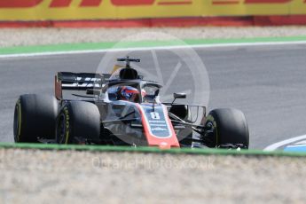 World © Octane Photographic Ltd. Formula 1 – German GP - Practice 1. Haas F1 Team VF-18 – Romain Grosjean. Hockenheimring, Baden-Wurttemberg, Germany. Friday 20th July 2018.