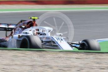 World © Octane Photographic Ltd. Formula 1 – German GP - Practice 1. Alfa Romeo Sauber F1 Team C37 – Charles Leclerc. Hockenheimring, Baden-Wurttemberg, Germany. Friday 20th July 2018.