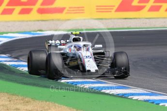 World © Octane Photographic Ltd. Formula 1 – German GP - Practice 1. Williams Martini Racing FW41 – Sergey Sirotkin. Hockenheimring, Baden-Wurttemberg, Germany. Friday 20th July 2018.