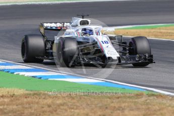 World © Octane Photographic Ltd. Formula 1 – German GP - Practice 1. Williams Martini Racing FW41 – Lance Stroll. Hockenheimring, Baden-Wurttemberg, Germany. Friday 20th July 2018.