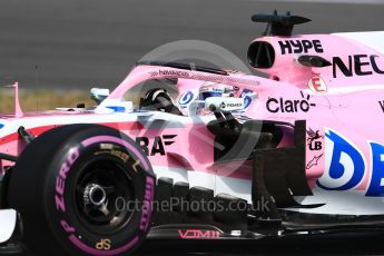World © Octane Photographic Ltd. Formula 1 – German GP - Practice 1. Sahara Force India VJM11 - Sergio Perez. Hockenheimring, Baden-Wurttemberg, Germany. Friday 20th July 2018.