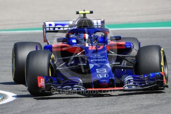 World © Octane Photographic Ltd. Formula 1 – German GP - Practice 1. Scuderia Toro Rosso STR13 – Pierre Gasly. Hockenheimring, Baden-Wurttemberg, Germany. Friday 20th July 2018.