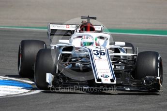 World © Octane Photographic Ltd. Formula 1 – German GP - Practice 1. Alfa Romeo Sauber F1 Team C37 – Antonio Giovinazzi. Hockenheimring, Baden-Wurttemberg, Germany. Friday 20th July 2018.