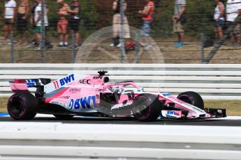 World © Octane Photographic Ltd. Formula 1 – German GP - Practice 1. Sahara Force India VJM11 - Sergio Perez. Hockenheimring, Baden-Wurttemberg, Germany. Friday 20th July 2018.