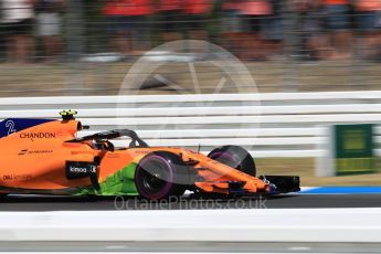 World © Octane Photographic Ltd. Formula 1 – German GP - Practice 1. McLaren MCL33 – Stoffel Vandoorne. Hockenheimring, Baden-Wurttemberg, Germany. Friday 20th July 2018.