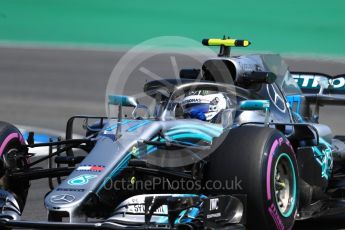 World © Octane Photographic Ltd. Formula 1 – German GP - Practice 1. Mercedes AMG Petronas Motorsport AMG F1 W09 EQ Power+ - Valtteri Bottas. Hockenheimring, Baden-Wurttemberg, Germany. Friday 20th July 2018.
