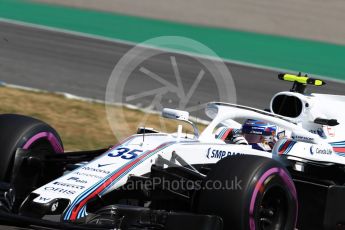 World © Octane Photographic Ltd. Formula 1 – German GP - Practice 1. Williams Martini Racing FW41 – Sergey Sirotkin. Hockenheimring, Baden-Wurttemberg, Germany. Friday 20th July 2018.