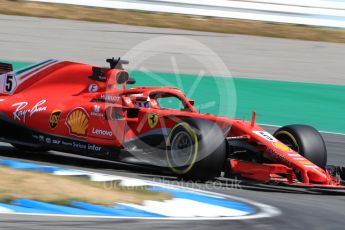World © Octane Photographic Ltd. Formula 1 – German GP - Practice 1. Scuderia Ferrari SF71-H – Sebastian Vettel. Hockenheimring, Baden-Wurttemberg, Germany. Friday 20th July 2018.