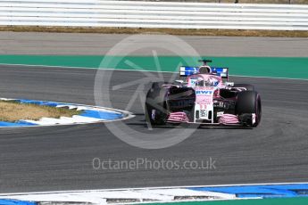 World © Octane Photographic Ltd. Formula 1 – German GP - Practice 1. Sahara Force India VJM11 - Sergio Perez. Hockenheimring, Baden-Wurttemberg, Germany. Friday 20th July 2018.