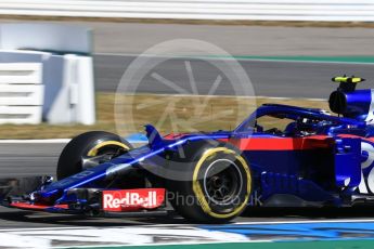 World © Octane Photographic Ltd. Formula 1 – German GP - Practice 1. Scuderia Toro Rosso STR13 – Pierre Gasly. Hockenheimring, Baden-Wurttemberg, Germany. Friday 20th July 2018.