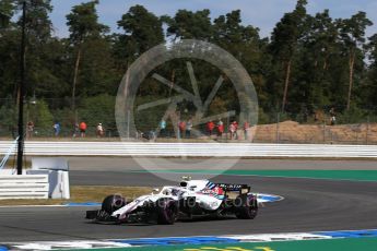 World © Octane Photographic Ltd. Formula 1 – German GP - Practice 1. Williams Martini Racing FW41 – Sergey Sirotkin. Hockenheimring, Baden-Wurttemberg, Germany. Friday 20th July 2018.