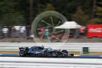 World © Octane Photographic Ltd. Formula 1 – German GP - Practice 1. Mercedes AMG Petronas Motorsport AMG F1 W09 EQ Power+ - Valtteri Bottas. Hockenheimring, Baden-Wurttemberg, Germany. Friday 20th July 2018.