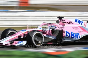 World © Octane Photographic Ltd. Formula 1 – German GP - Practice 1. Sahara Force India VJM11 - Sergio Perez. Hockenheimring, Baden-Wurttemberg, Germany. Friday 20th July 2018.