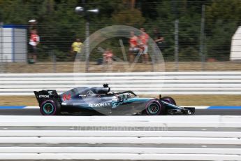 World © Octane Photographic Ltd. Formula 1 – German GP - Practice 1. Mercedes AMG Petronas Motorsport AMG F1 W09 EQ Power+ - Lewis Hamilton. Hockenheimring, Baden-Wurttemberg, Germany. Friday 20th July 2018.