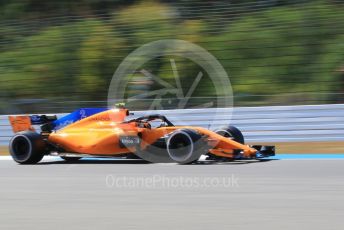 World © Octane Photographic Ltd. Formula 1 – German GP - Practice 2. McLaren MCL33 – Stoffel Vandoorne. Hockenheimring, Baden-Wurttemberg, Germany. Friday 20th July 2018.