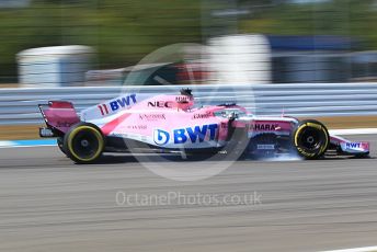 World © Octane Photographic Ltd. Formula 1 – German GP - Practice 2. Sahara Force India VJM11 - Sergio Perez. Hockenheimring, Baden-Wurttemberg, Germany. Friday 20th July 2018.