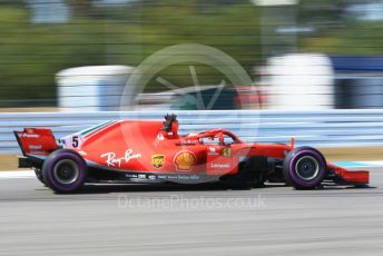 World © Octane Photographic Ltd. Formula 1 – German GP - Practice 2. Scuderia Ferrari SF71-H – Sebastian Vettel. Hockenheimring, Baden-Wurttemberg, Germany. Friday 20th July 2018.
