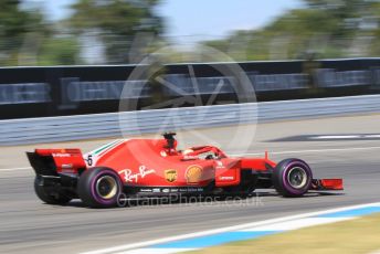 World © Octane Photographic Ltd. Formula 1 – German GP - Practice 2. Scuderia Ferrari SF71-H – Sebastian Vettel. Hockenheimring, Baden-Wurttemberg, Germany. Friday 20th July 2018.
