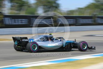 World © Octane Photographic Ltd. Formula 1 – German GP - Practice 2. Mercedes AMG Petronas Motorsport AMG F1 W09 EQ Power+ - Valtteri Bottas. Hockenheimring, Baden-Wurttemberg, Germany. Friday 20th July 2018.