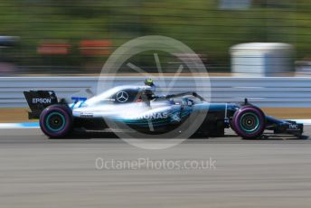 World © Octane Photographic Ltd. Formula 1 – German GP - Practice 2. Mercedes AMG Petronas Motorsport AMG F1 W09 EQ Power+ - Valtteri Bottas. Hockenheimring, Baden-Wurttemberg, Germany. Friday 20th July 2018.