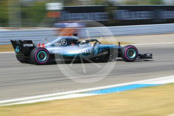 World © Octane Photographic Ltd. Formula 1 – German GP - Practice 2. Mercedes AMG Petronas Motorsport AMG F1 W09 EQ Power+ - Lewis Hamilton. Hockenheimring, Baden-Wurttemberg, Germany. Friday 20th July 2018.