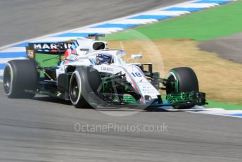 World © Octane Photographic Ltd. Formula 1 – German GP - Practice 2. Williams Martini Racing FW41 – Lance Stroll. Hockenheimring, Baden-Wurttemberg, Germany. Friday 20th July 2018.
