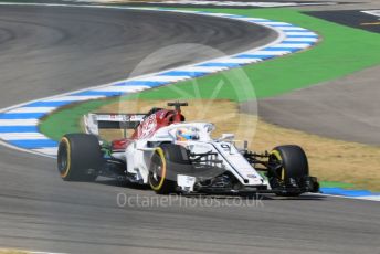 World © Octane Photographic Ltd. Formula 1 – German GP - Practice 2. Alfa Romeo Sauber F1 Team C37 – Marcus Ericsson. Hockenheimring, Baden-Wurttemberg, Germany. Friday 20th July 2018.