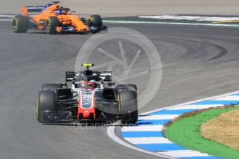 World © Octane Photographic Ltd. Formula 1 – German GP - Practice 2. Haas F1 Team VF-18 – Kevin Magnussen. Hockenheimring, Baden-Wurttemberg, Germany. Friday 20th July 2018.
