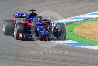 World © Octane Photographic Ltd. Formula 1 – German GP - Practice 2. Scuderia Toro Rosso STR13 – Brendon Hartley. Hockenheimring, Baden-Wurttemberg, Germany. Friday 20th July 2018.