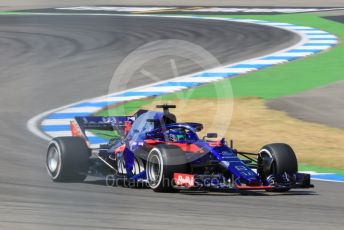 World © Octane Photographic Ltd. Formula 1 – German GP - Practice 2. Scuderia Toro Rosso STR13 – Brendon Hartley. Hockenheimring, Baden-Wurttemberg, Germany. Friday 20th July 2018.