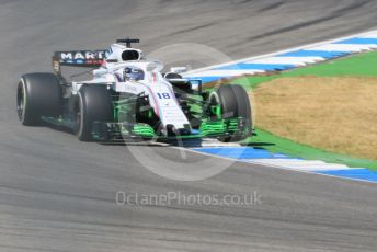 World © Octane Photographic Ltd. Formula 1 – German GP - Practice 2. Williams Martini Racing FW41 – Lance Stroll. Hockenheimring, Baden-Wurttemberg, Germany. Friday 20th July 2018.
