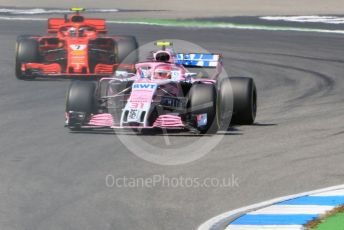 World © Octane Photographic Ltd. Formula 1 – German GP - Practice 2. Sahara Force India VJM11 - Esteban Ocon. Hockenheimring, Baden-Wurttemberg, Germany. Friday 20th July 2018.