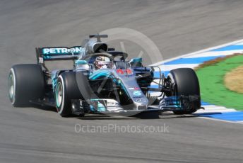 World © Octane Photographic Ltd. Formula 1 – German GP - Practice 2. Mercedes AMG Petronas Motorsport AMG F1 W09 EQ Power+ - Lewis Hamilton. Hockenheimring, Baden-Wurttemberg, Germany. Friday 20th July 2018.