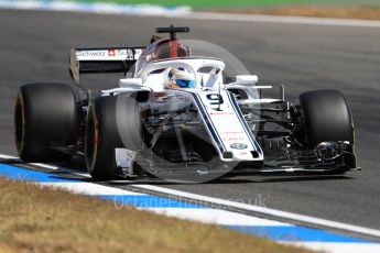 World © Octane Photographic Ltd. Formula 1 – German GP - Practice 2. Alfa Romeo Sauber F1 Team C37 – Marcus Ericsson. Hockenheimring, Baden-Wurttemberg, Germany. Friday 20th July 2018.