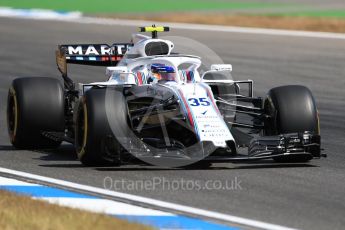 World © Octane Photographic Ltd. Formula 1 – German GP - Practice 2. Williams Martini Racing FW41 – Sergey Sirotkin. Hockenheimring, Baden-Wurttemberg, Germany. Friday 20th July 2018.
