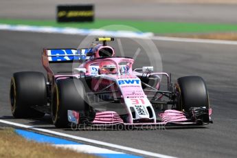 World © Octane Photographic Ltd. Formula 1 – German GP - Practice 2. Sahara Force India VJM11 - Esteban Ocon. Hockenheimring, Baden-Wurttemberg, Germany. Friday 20th July 2018.