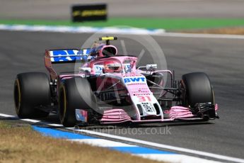 World © Octane Photographic Ltd. Formula 1 – German GP - Practice 2. Sahara Force India VJM11 - Esteban Ocon. Hockenheimring, Baden-Wurttemberg, Germany. Friday 20th July 2018.