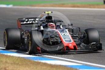 World © Octane Photographic Ltd. Formula 1 – German GP - Practice 2. Haas F1 Team VF-18 – Kevin Magnussen. Hockenheimring, Baden-Wurttemberg, Germany. Friday 20th July 2018.