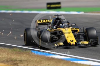 World © Octane Photographic Ltd. Formula 1 – German GP - Practice 2. Renault Sport F1 Team RS18 – Nico Hulkenberg. Hockenheimring, Baden-Wurttemberg, Germany. Friday 20th July 2018.