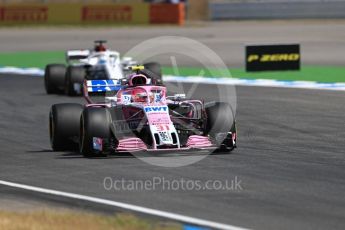 World © Octane Photographic Ltd. Formula 1 – German GP - Practice 2. Sahara Force India VJM11 - Sergio Perez. Hockenheimring, Baden-Wurttemberg, Germany. Friday 20th July 2018.