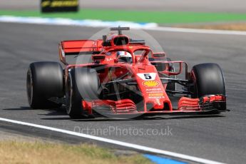 World © Octane Photographic Ltd. Formula 1 – German GP - Practice 2. Scuderia Ferrari SF71-H – Sebastian Vettel. Hockenheimring, Baden-Wurttemberg, Germany. Friday 20th July 2018.