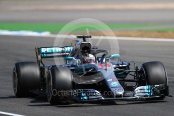 World © Octane Photographic Ltd. Formula 1 – German GP - Practice 2. Mercedes AMG Petronas Motorsport AMG F1 W09 EQ Power+ - Lewis Hamilton. Hockenheimring, Baden-Wurttemberg, Germany. Friday 20th July 2018.